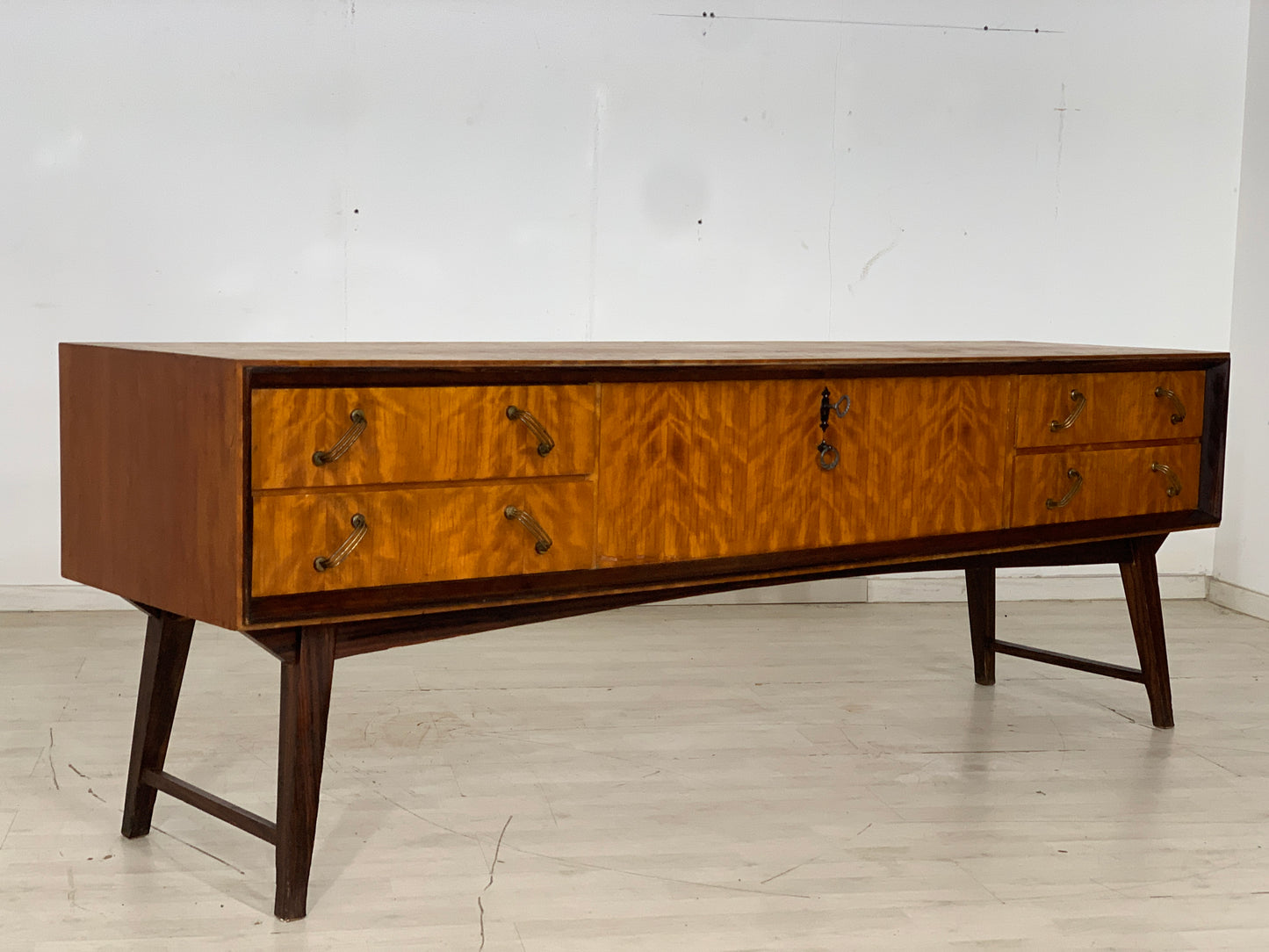 Mid Century Sideboard Longboard Schrank Vintage