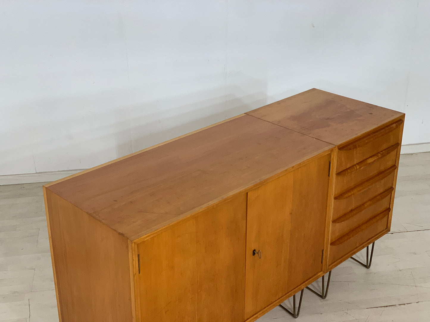 Mid Century Sideboard Schrank Kommode Vintage