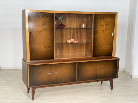 MID CENTURY HIGHBOARD TABLE CABINET LIVING ROOM CABINET BUFFET VINTAGE