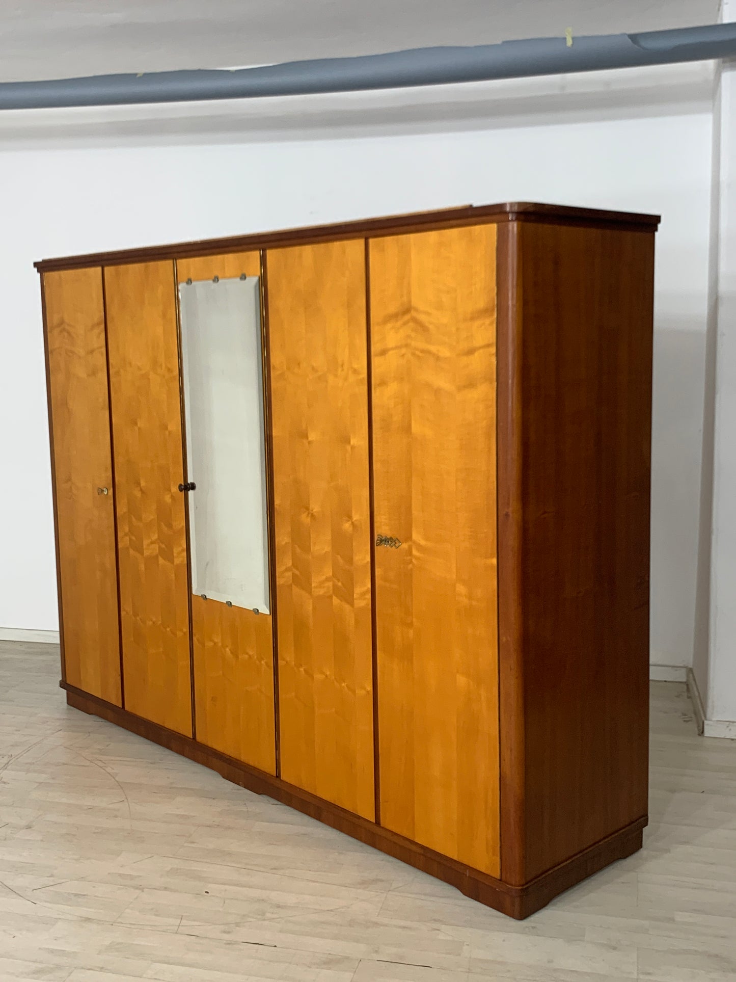 Mid Century Kleiderschrank Schrank Wardrobe Vintage