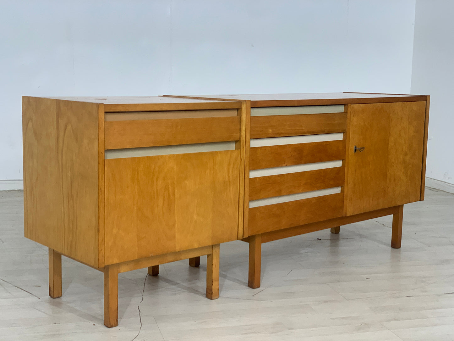 Mid Century Sideboard Schrank Kommode Vintage