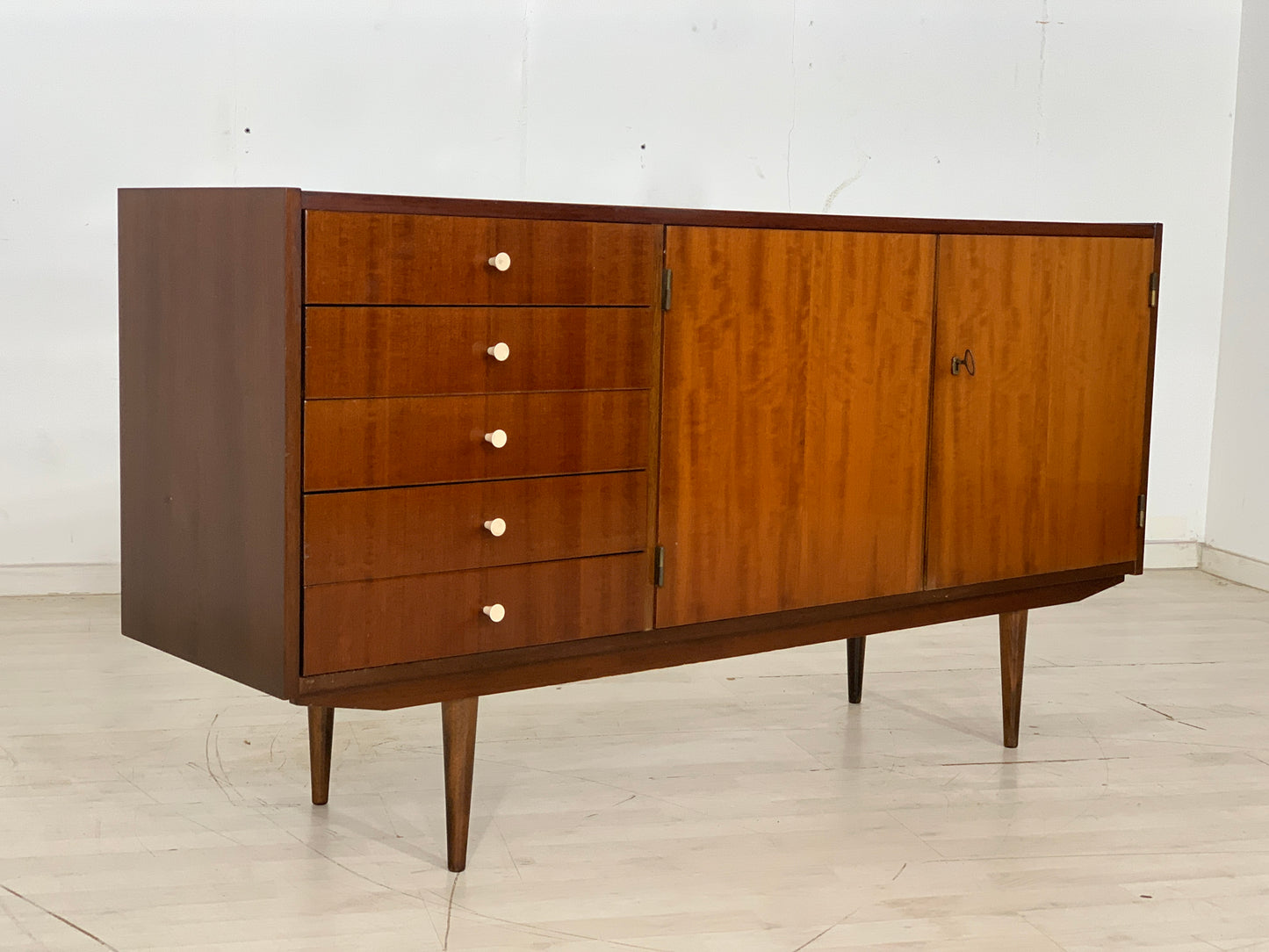 Mid Century Sideboard Schrank Kommode Vintage