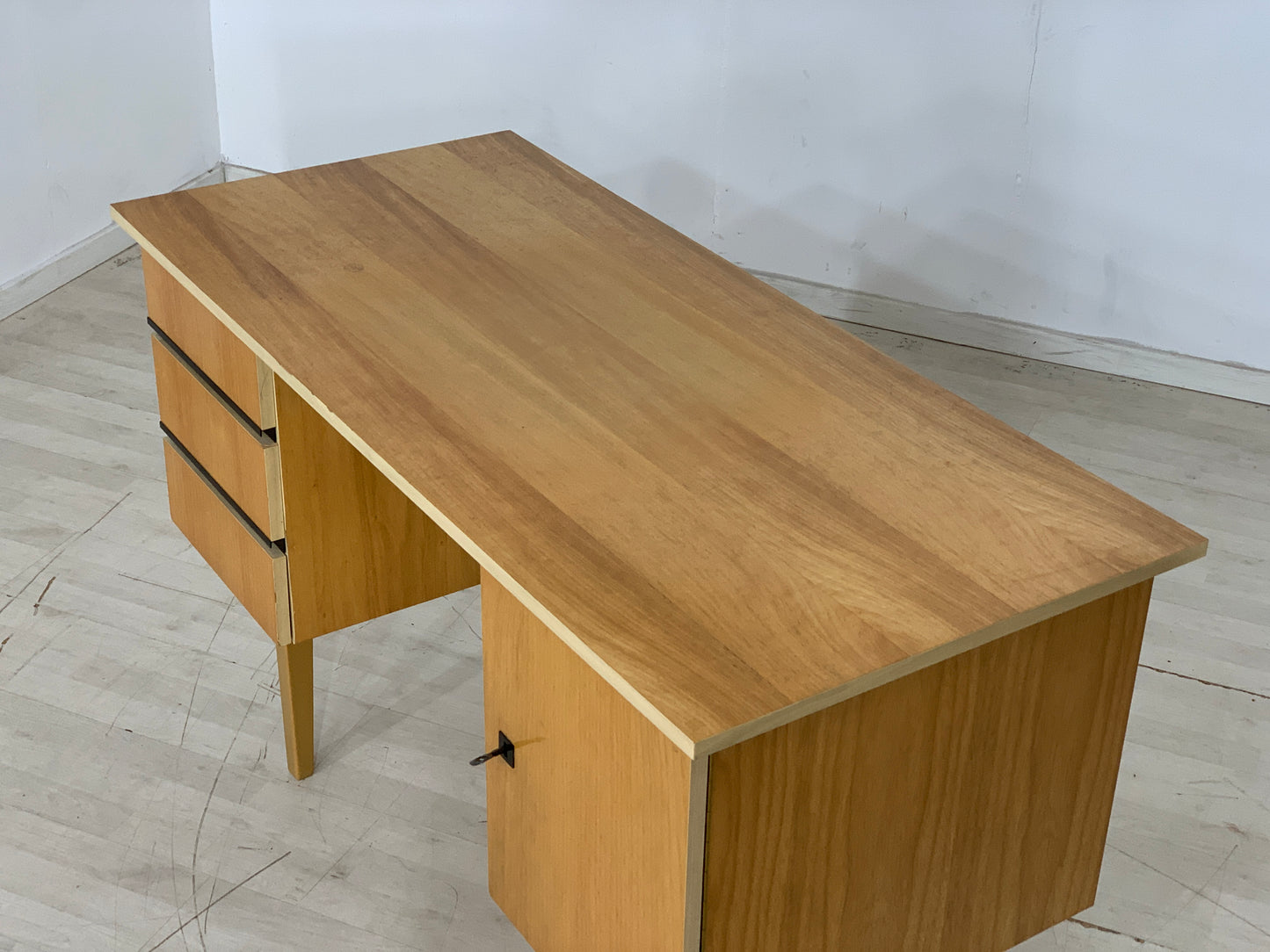 Mid Century Schreibtisch Tisch Desk Stuhl Schreibtischstuhl Vintage