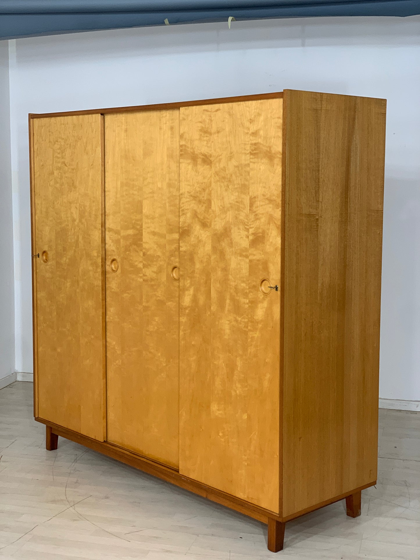 Mid Century Kleiderschrank Schrank Wardrobe Vintage