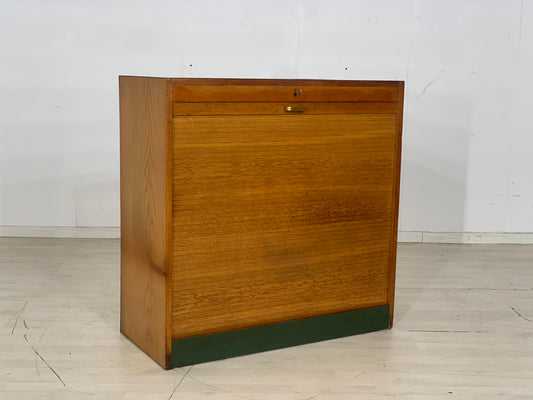 Mid Century Aktenschrank Rolladenschrank Büroschrank Vintage