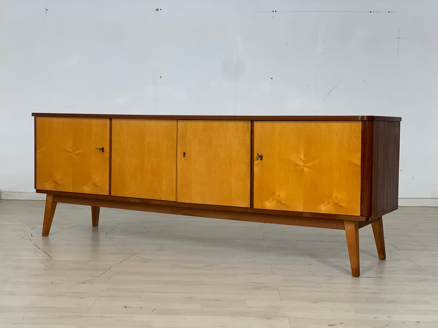 Mid Century Sideboard Schrank Kommode Vintage