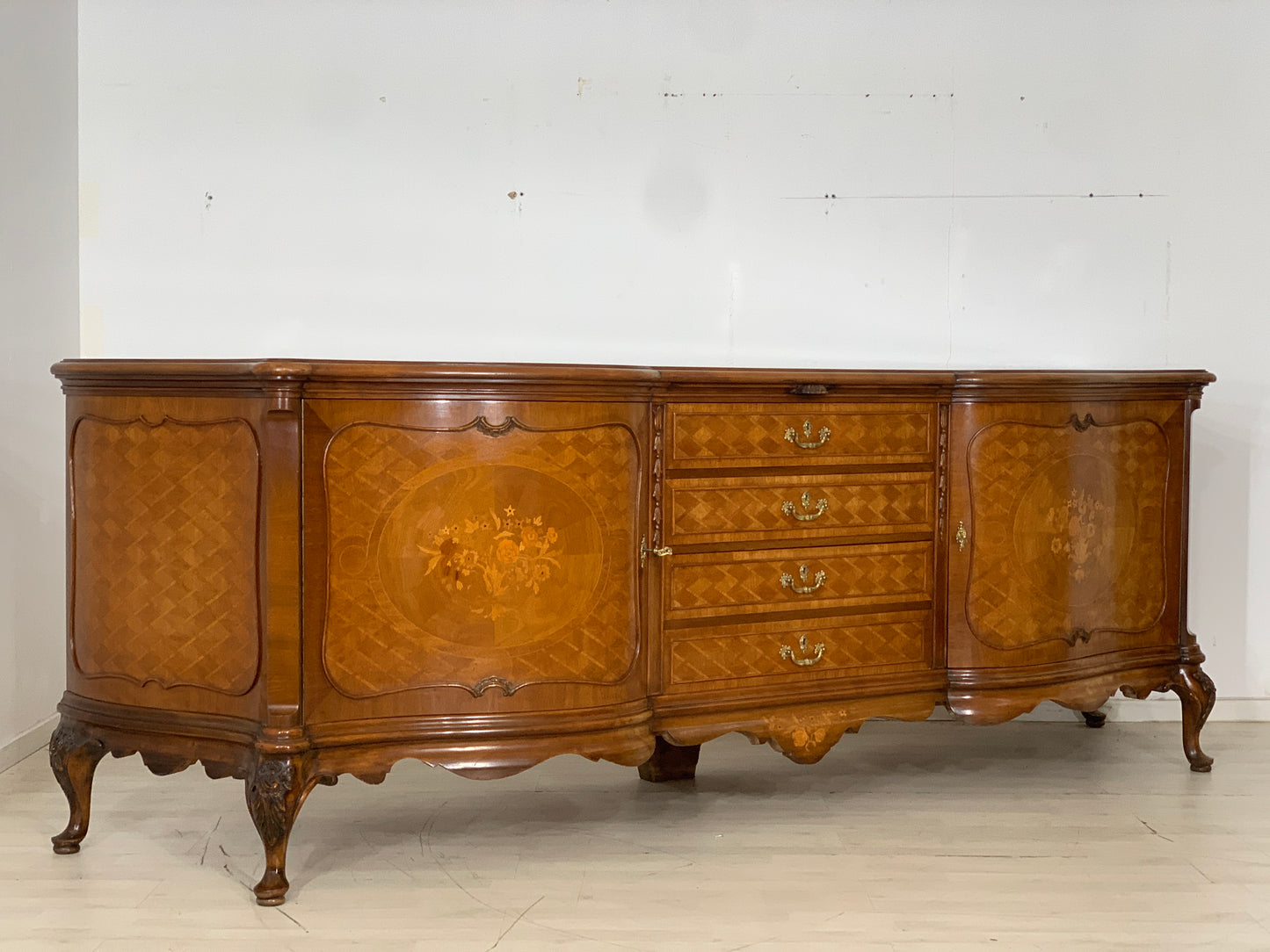 Barock Stil Anrichte Schrank Sideboard Wohnzimmerschrank