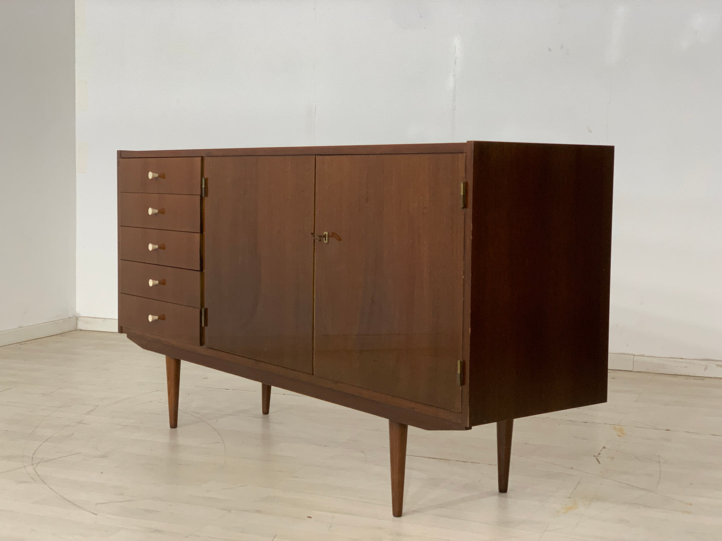 Mid Century Sideboard Schrank Kommode Vintage