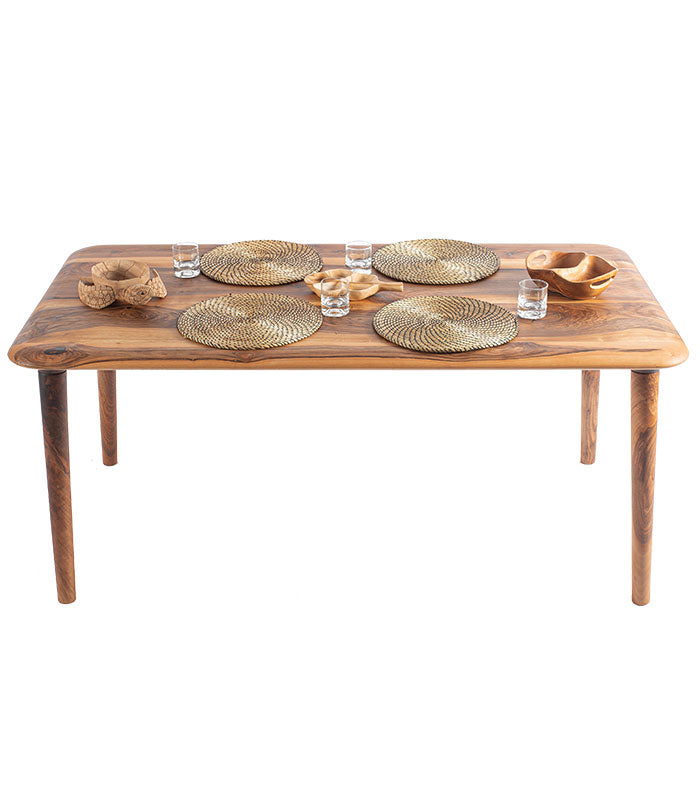 TABLE À MANGER PLEINE BOIS TABLE SOLIDE STYLE VINTAGE 200x90