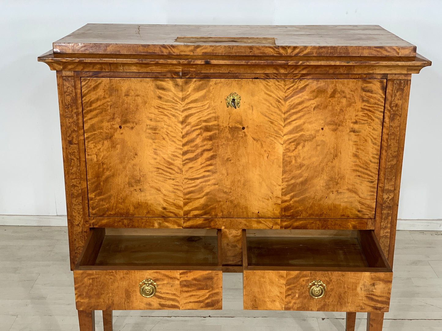 Biedermeier Sekretär Schrank Schreibschrank Kommode um 1830