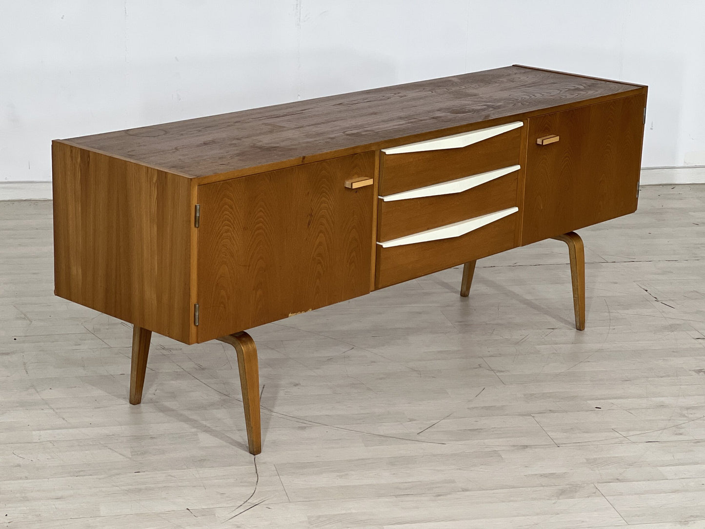 60ER JAHRE HELLERAU ANRICHTE SIDEBOARD KOMMODE SCHRANK VINTAGE SERIE 427/K