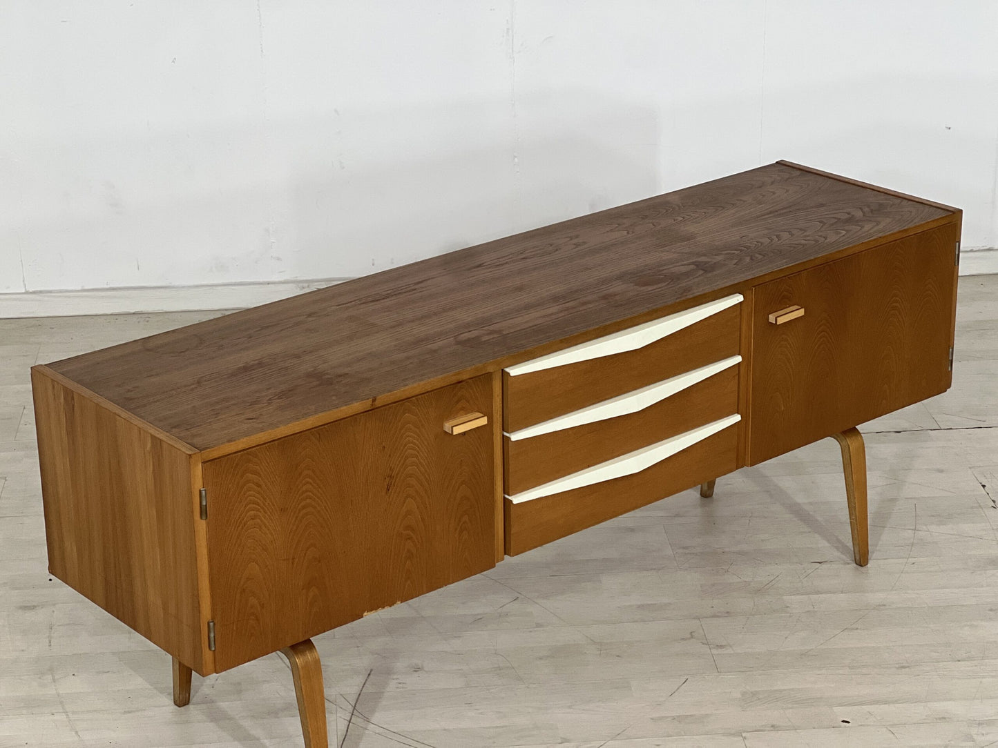 60ER JAHRE HELLERAU ANRICHTE SIDEBOARD KOMMODE SCHRANK VINTAGE SERIE 427/K