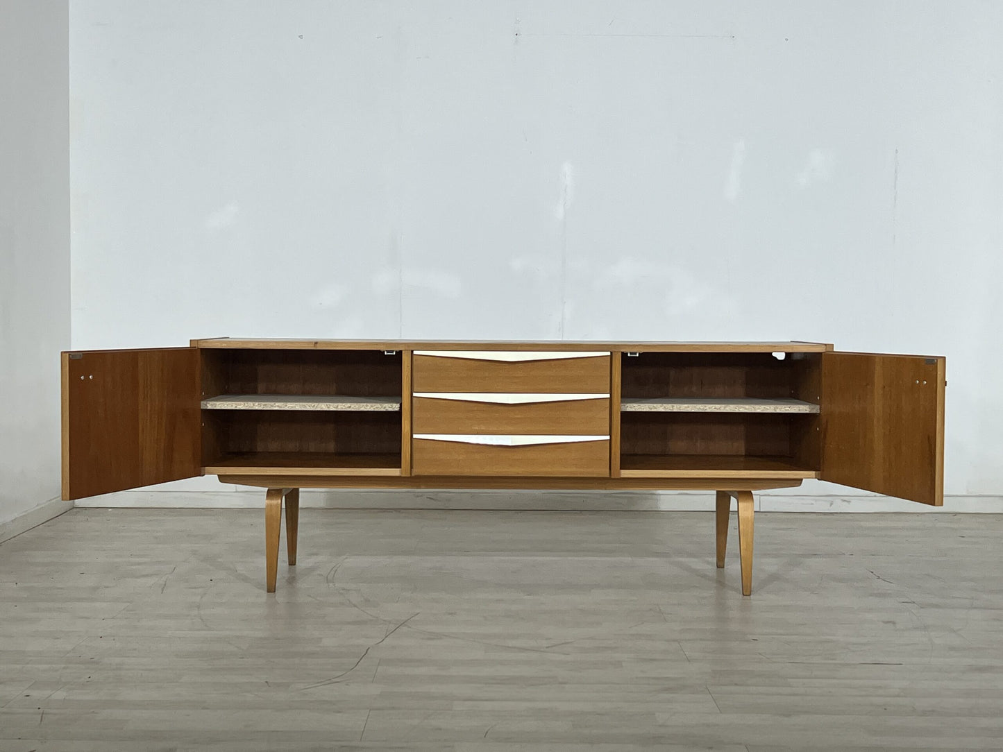 60ER JAHRE HELLERAU ANRICHTE SIDEBOARD KOMMODE SCHRANK VINTAGE SERIE 427/K