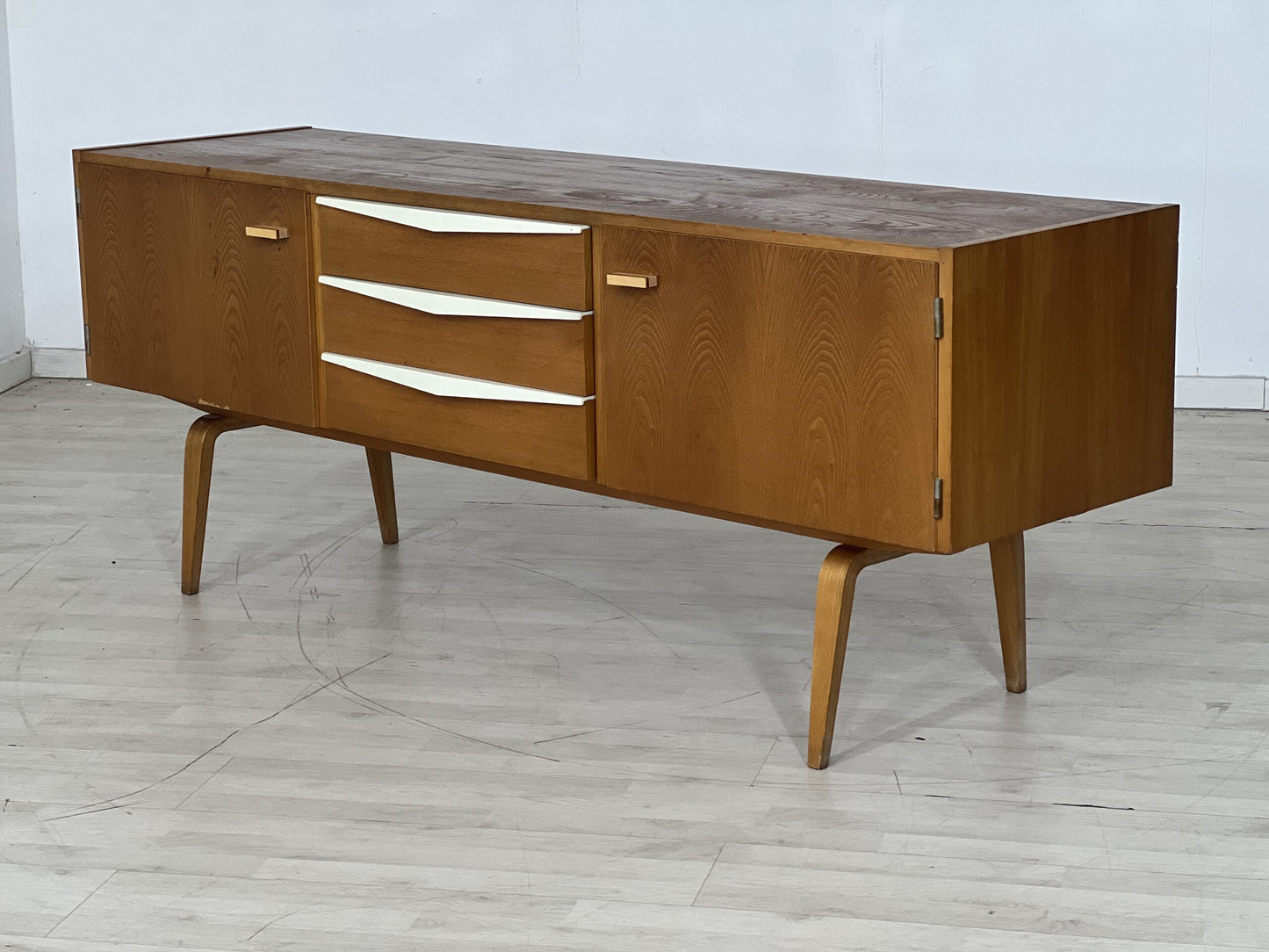 60ER JAHRE HELLERAU ANRICHTE SIDEBOARD KOMMODE SCHRANK VINTAGE SERIE 427/K