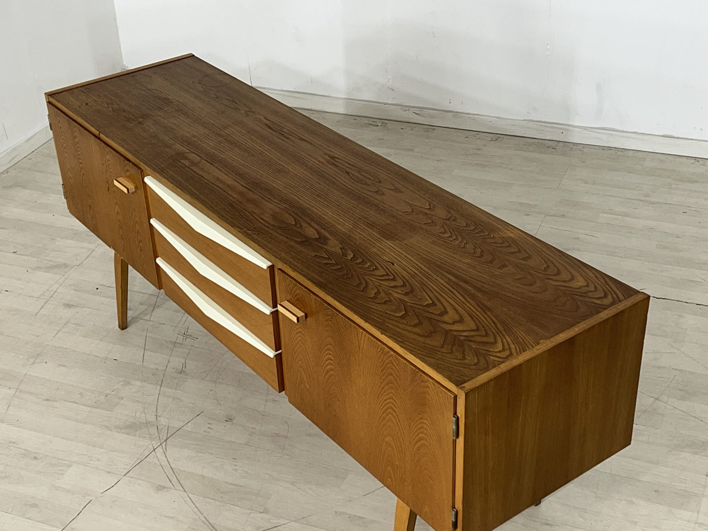 60ER JAHRE HELLERAU ANRICHTE SIDEBOARD KOMMODE SCHRANK VINTAGE SERIE 427/K