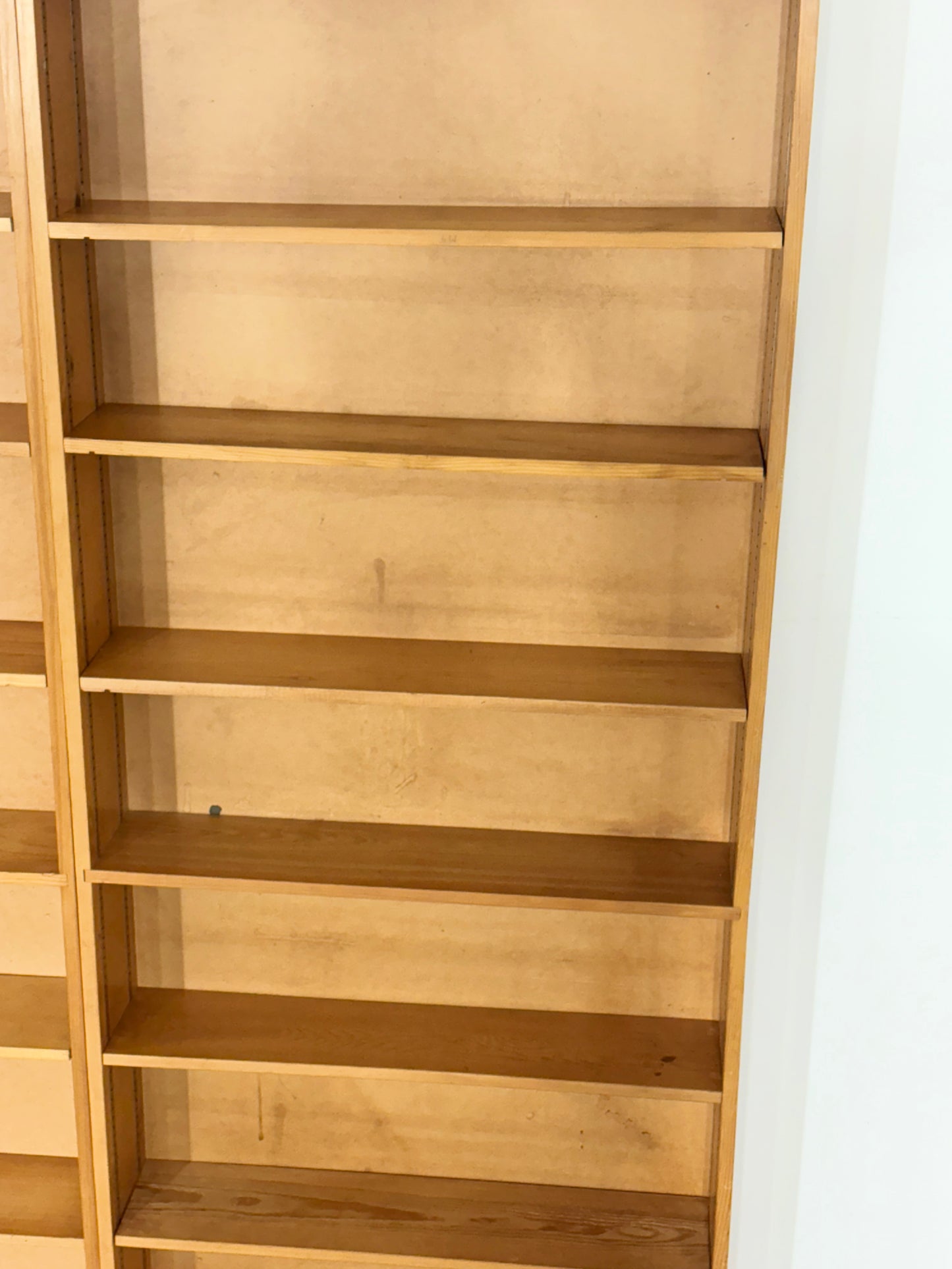 Große Vintage Regalwand | 60er Jahre Regal | Kiefer massiv Bücherwand| Modular