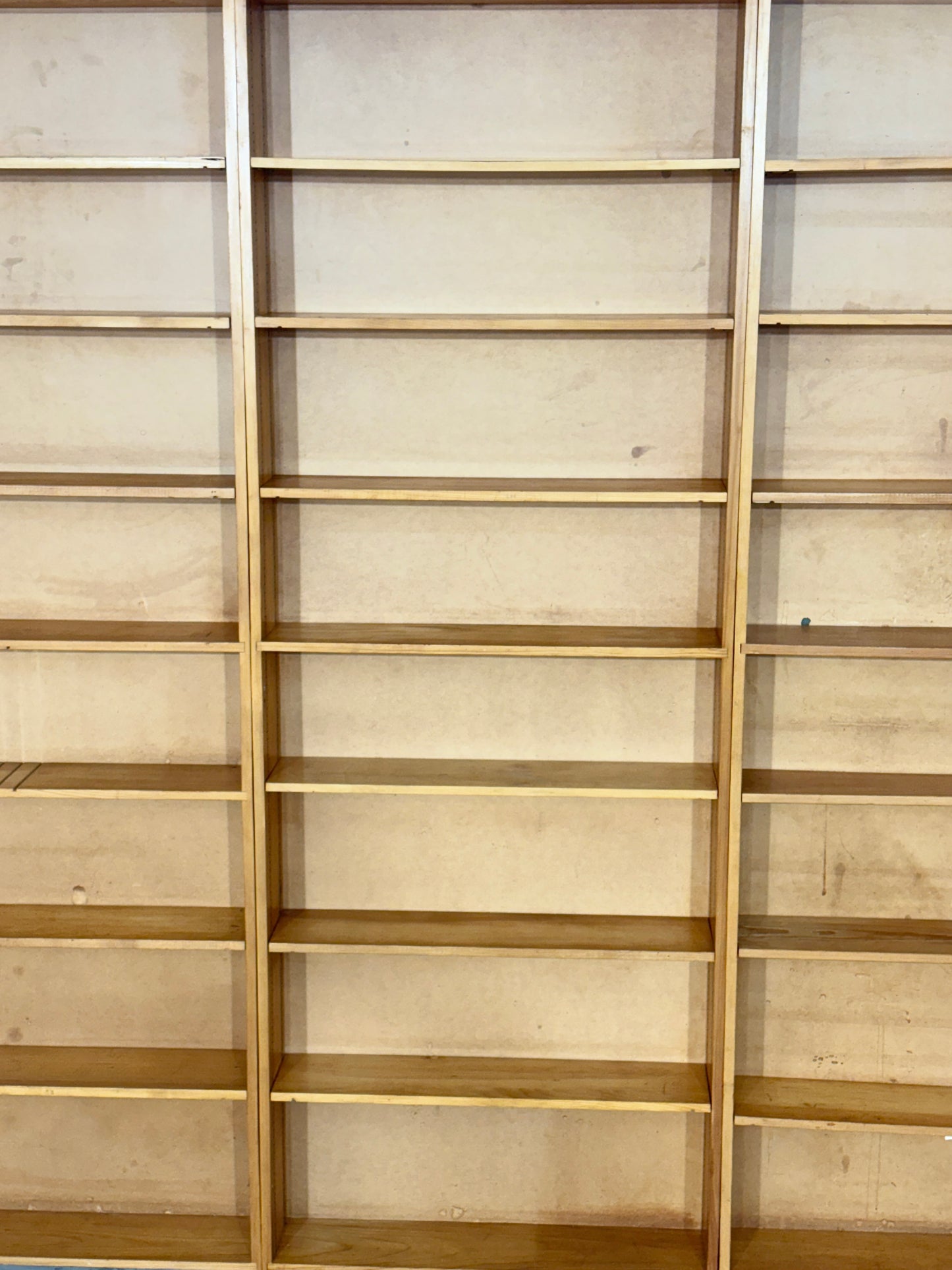 Große Vintage Regalwand | 60er Jahre Regal | Kiefer massiv Bücherwand| Modular