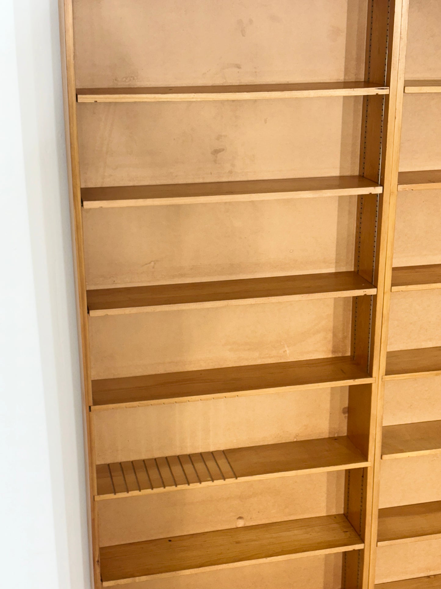 Große Vintage Regalwand | 60er Jahre Regal | Kiefer massiv Bücherwand| Modular