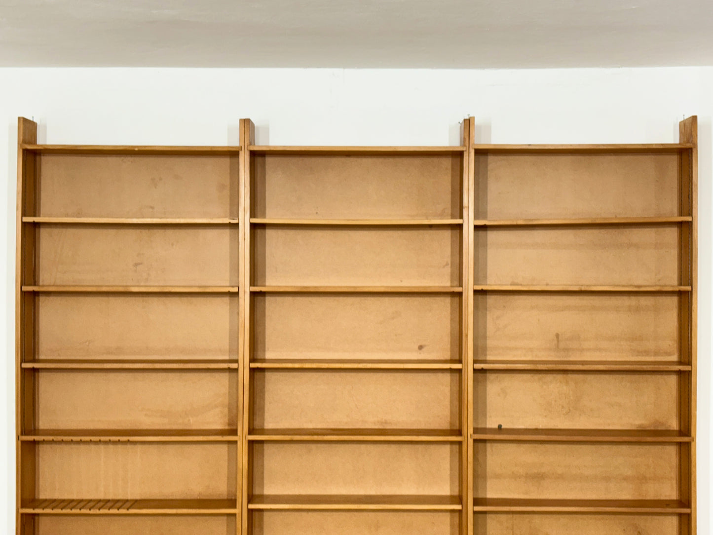 Große Vintage Regalwand | 60er Jahre Regal | Kiefer massiv Bücherwand| Modular