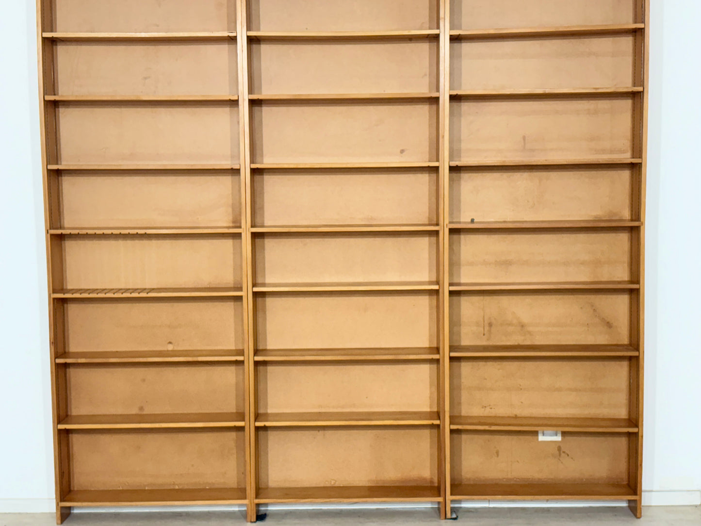 Große Vintage Regalwand | 60er Jahre Regal | Kiefer massiv Bücherwand| Modular