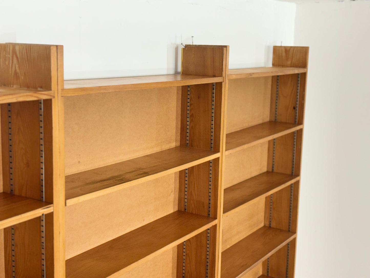 Große Vintage Regalwand | 60er Jahre Regal | Kiefer massiv Bücherwand| Modular