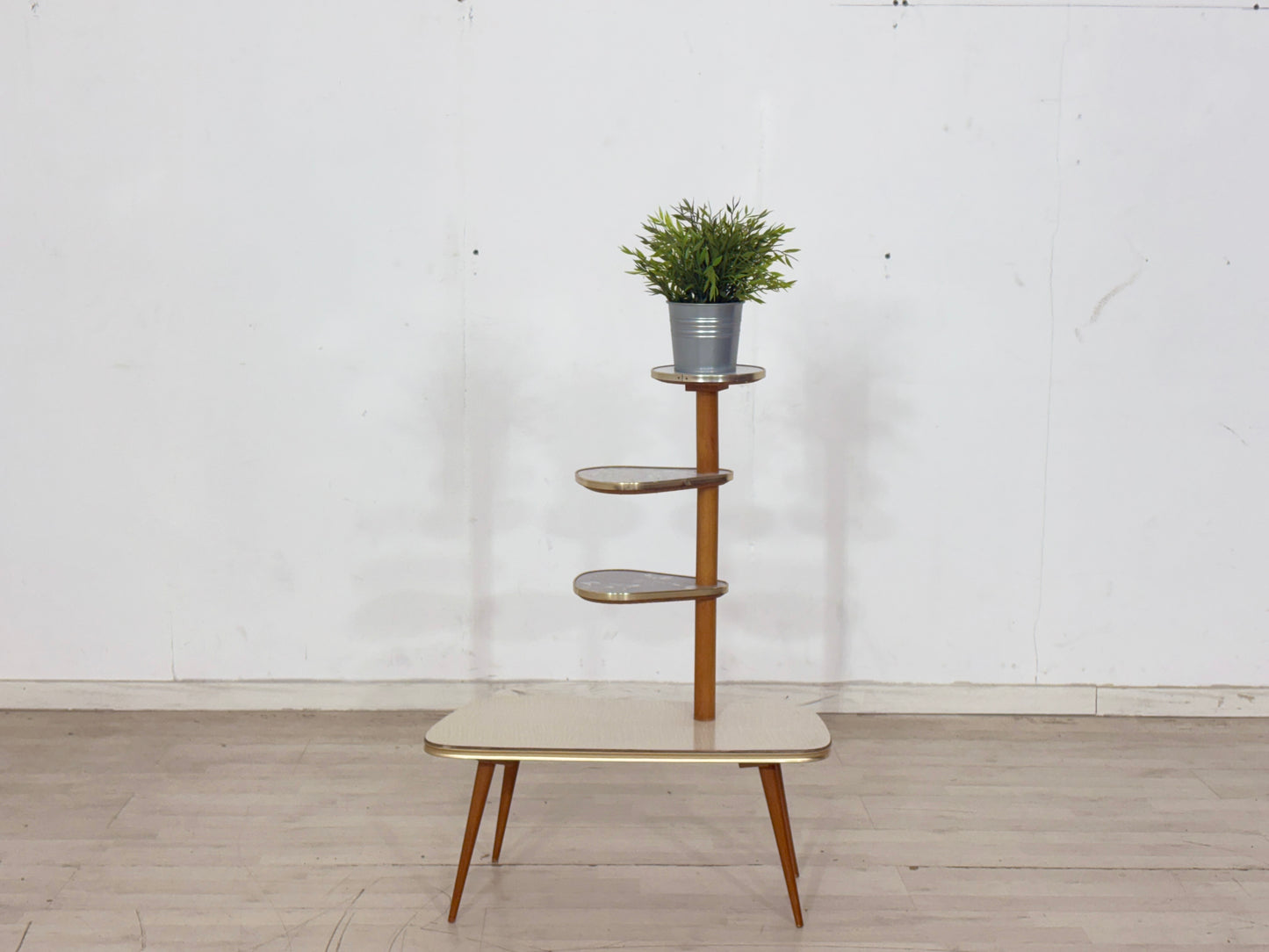 Vintage Mid-Century Blumentisch | Etagere Nierentisch aus den 60er Jahren