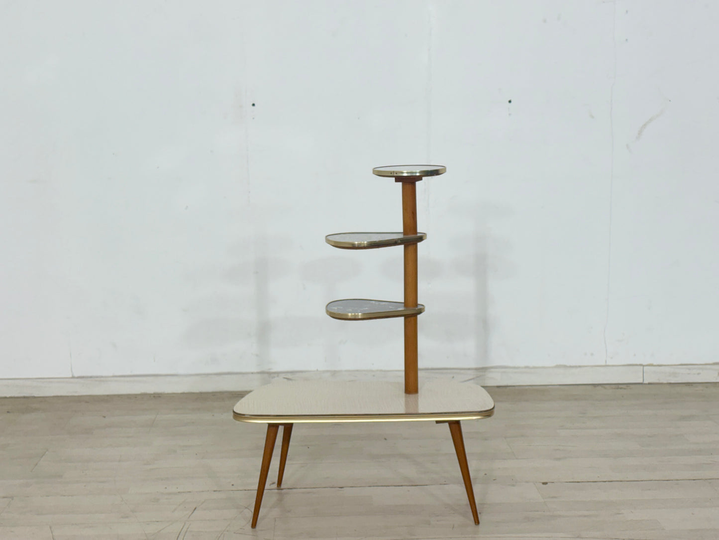 Vintage Mid-Century Blumentisch | Etagere Nierentisch aus den 60er Jahren