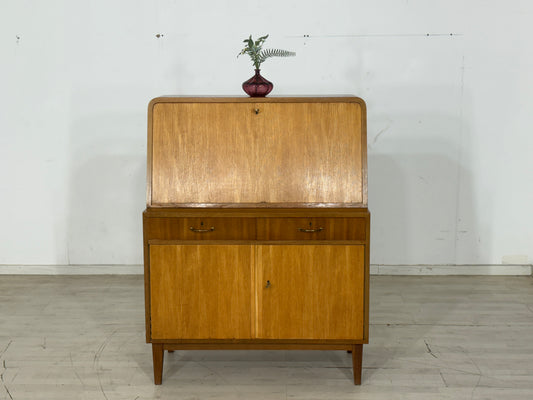 Mid century Sekretär Schreibschrank Highboard Schreibtisch