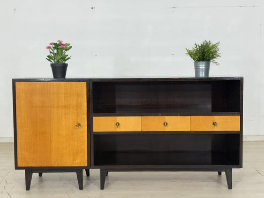 Mid Century Sideboard Wohnzimmerschrank Schrank Kommode Vintage