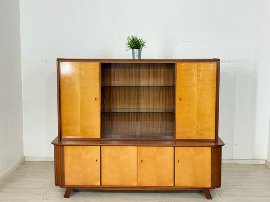 Schönes Vintage Highboard / Barschrank / Sideboard / Geschirrschrank