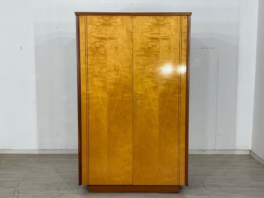Mid Century Wäscheschrank Schrank Kleiderschrank Vintage