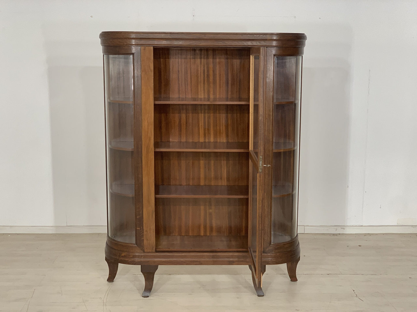 ART NOUVEAU SHOWCASE CABINET SIDEBOARD COMPARTMENT CABINET SHELF AROUND 1920