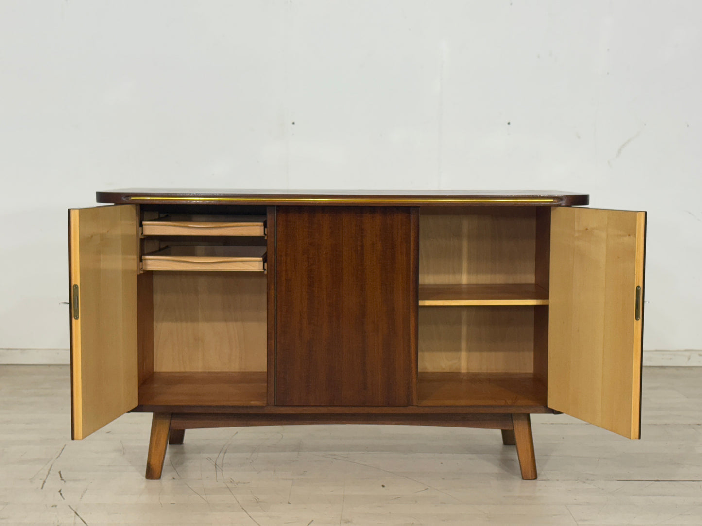 Mid Century Vintage Kommode Wohnzimmerschrank Wohnzimmeranrichte Schrank