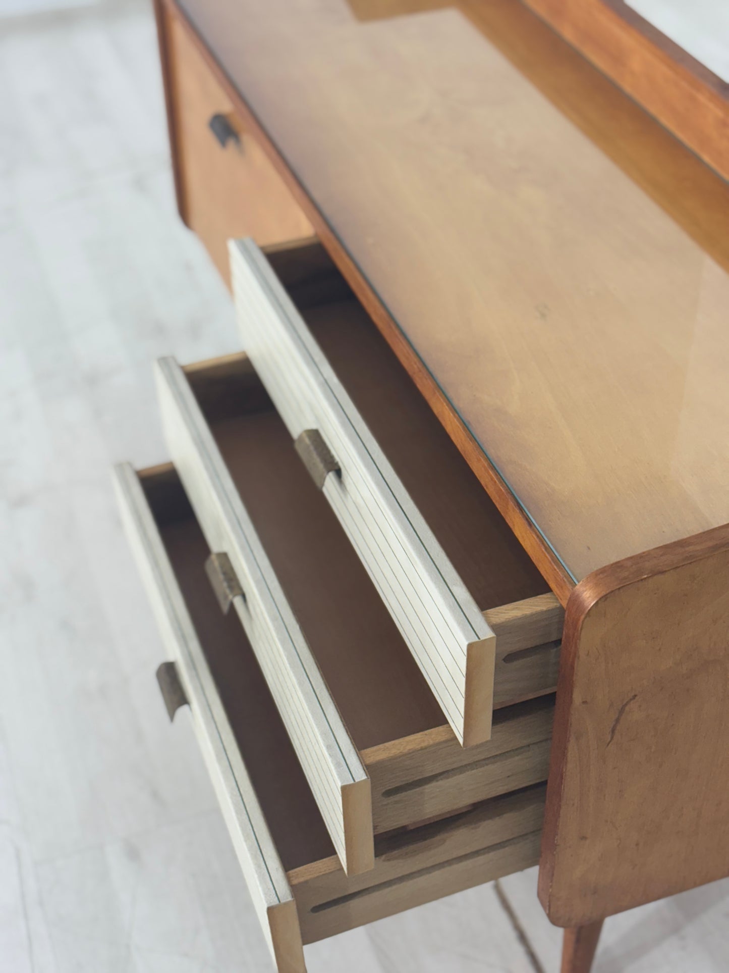 Mid Century Sideboard Schrank Kommode Vintage