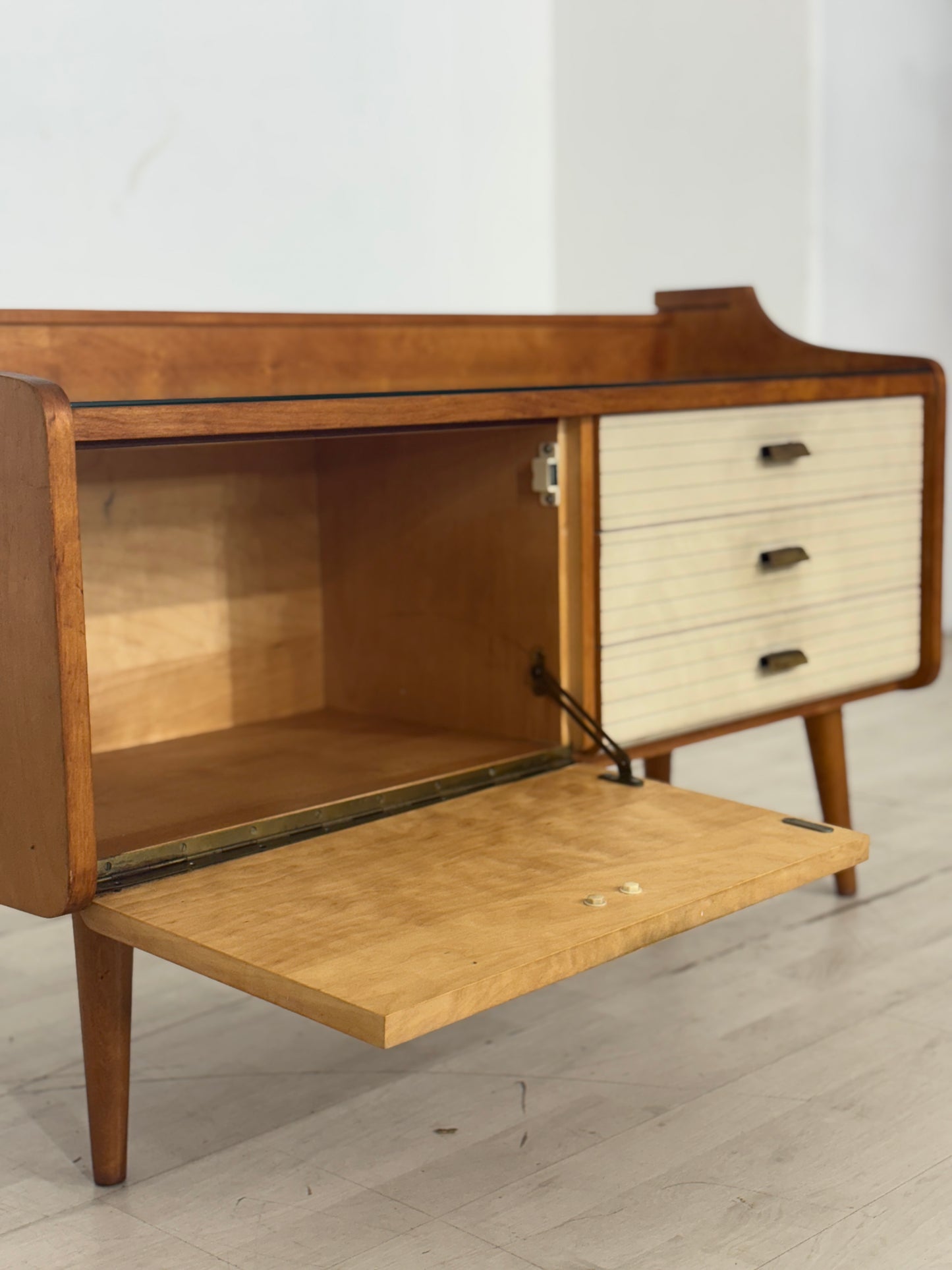 Mid Century Sideboard Schrank Kommode Vintage