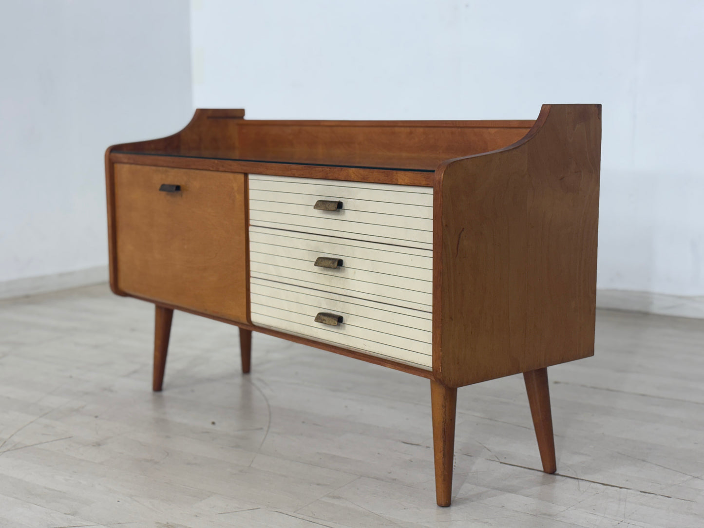 Mid Century Sideboard Schrank Kommode Vintage