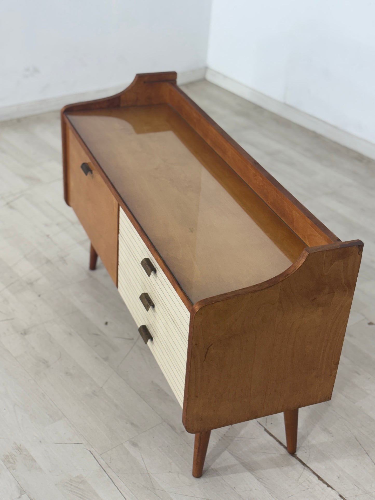 Mid Century Sideboard Schrank Kommode Vintage