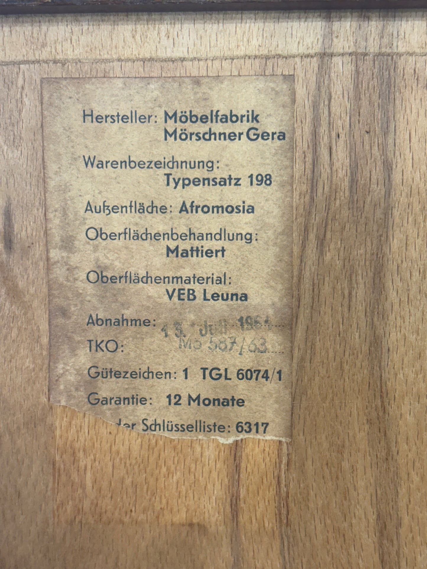 Mid Century Wäscheschrank Kleiderschrank Wardrobe Vintage