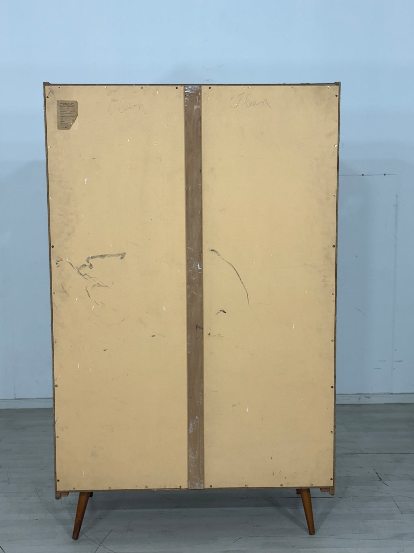 Mid Century Wäscheschrank Kleiderschrank Wardrobe