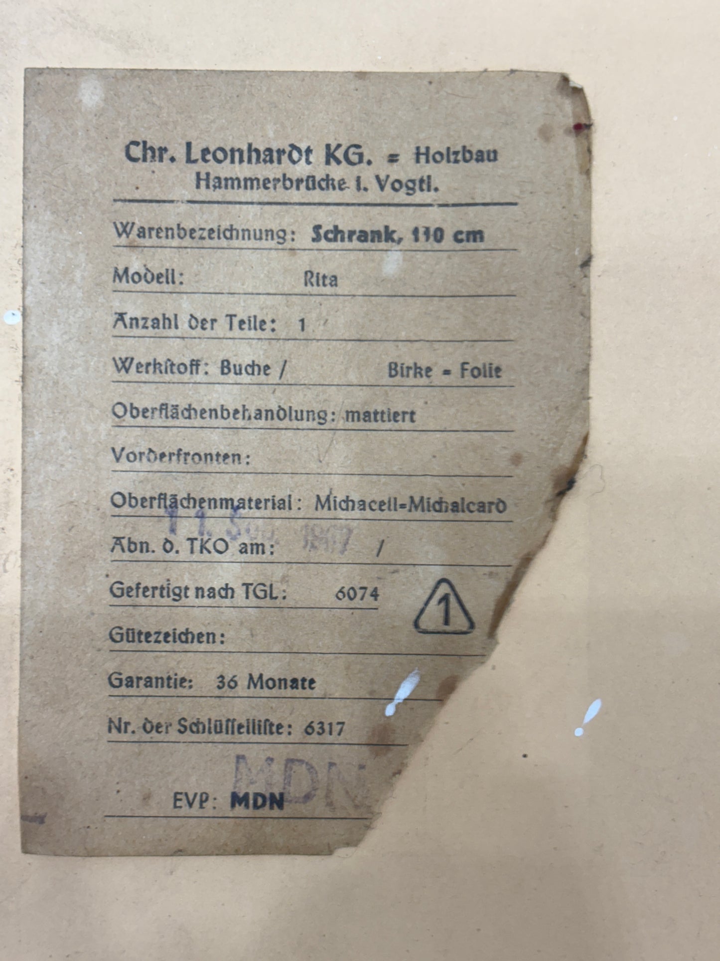 Mid Century Wäscheschrank Kleiderschrank Wardrobe