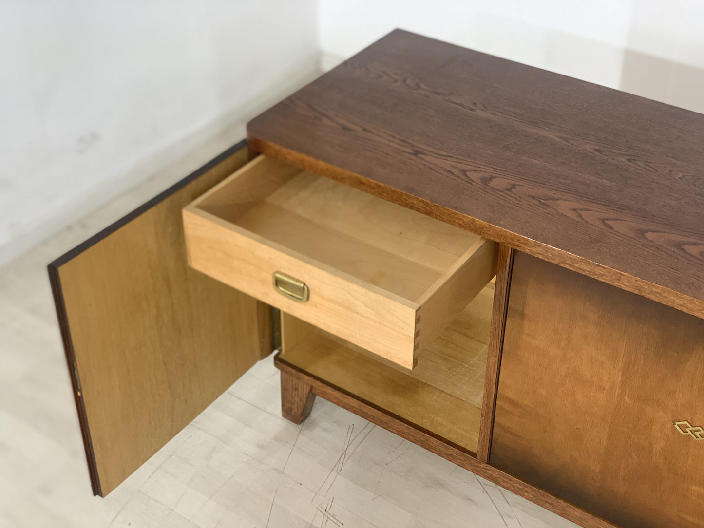 60ER JAHRE SIDEBOARD ANRICHTE WOHNZIMMERSCHRANK KOMMODE VINTAGE