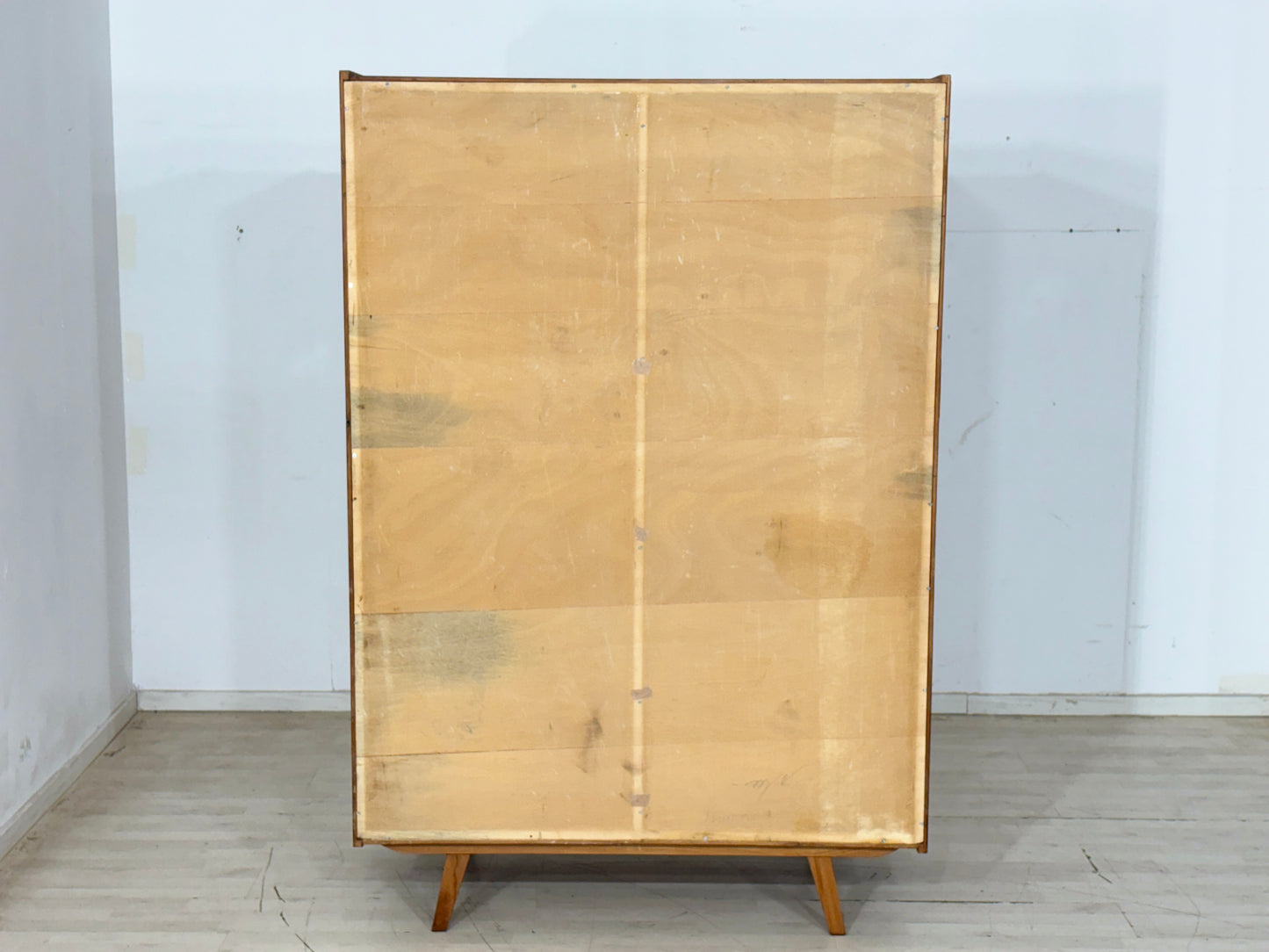 60er Jahre Kleiderschrank / Vintage Schrank / Mid-Century Garderobenschrank