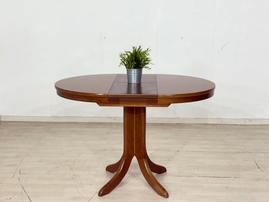 Eleganter Mid-Century Esstisch – Rund & Ausziehbarer Küchentisch
