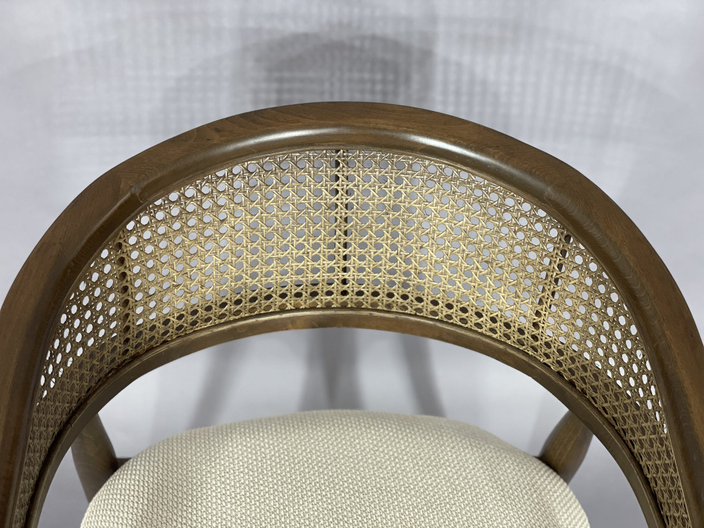 HIGH QUALITY CHAIR BASKET-WOVEN DINING CHAIR WALNUT