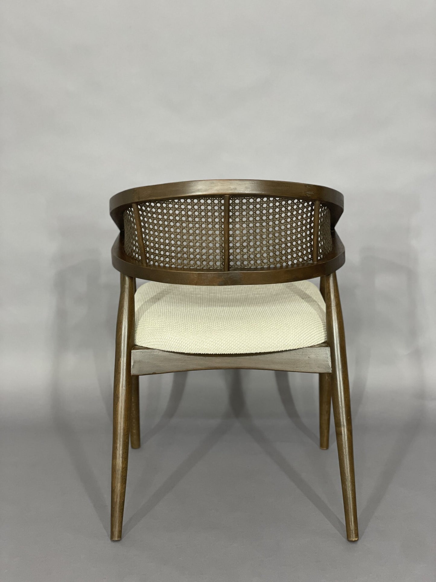 HIGH QUALITY CHAIR BASKET-WOVEN DINING CHAIR WALNUT