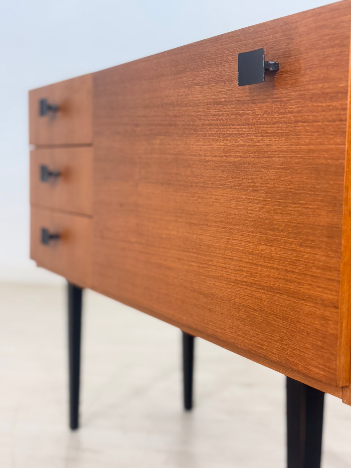 Mid Century Teak Kommode Flurschrank Flurkommode Vintage