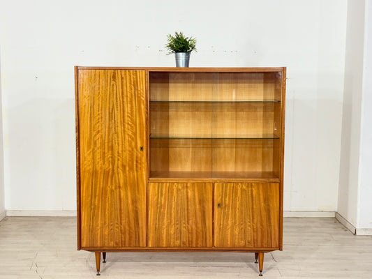 Mid-Century Wohnzimmerschrank – 60er Jahre Vitrine  – Vintage Highboard