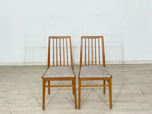 Hellerau Esszimmerstühle / 2er Set Vintage Stühle – 60er Jahre