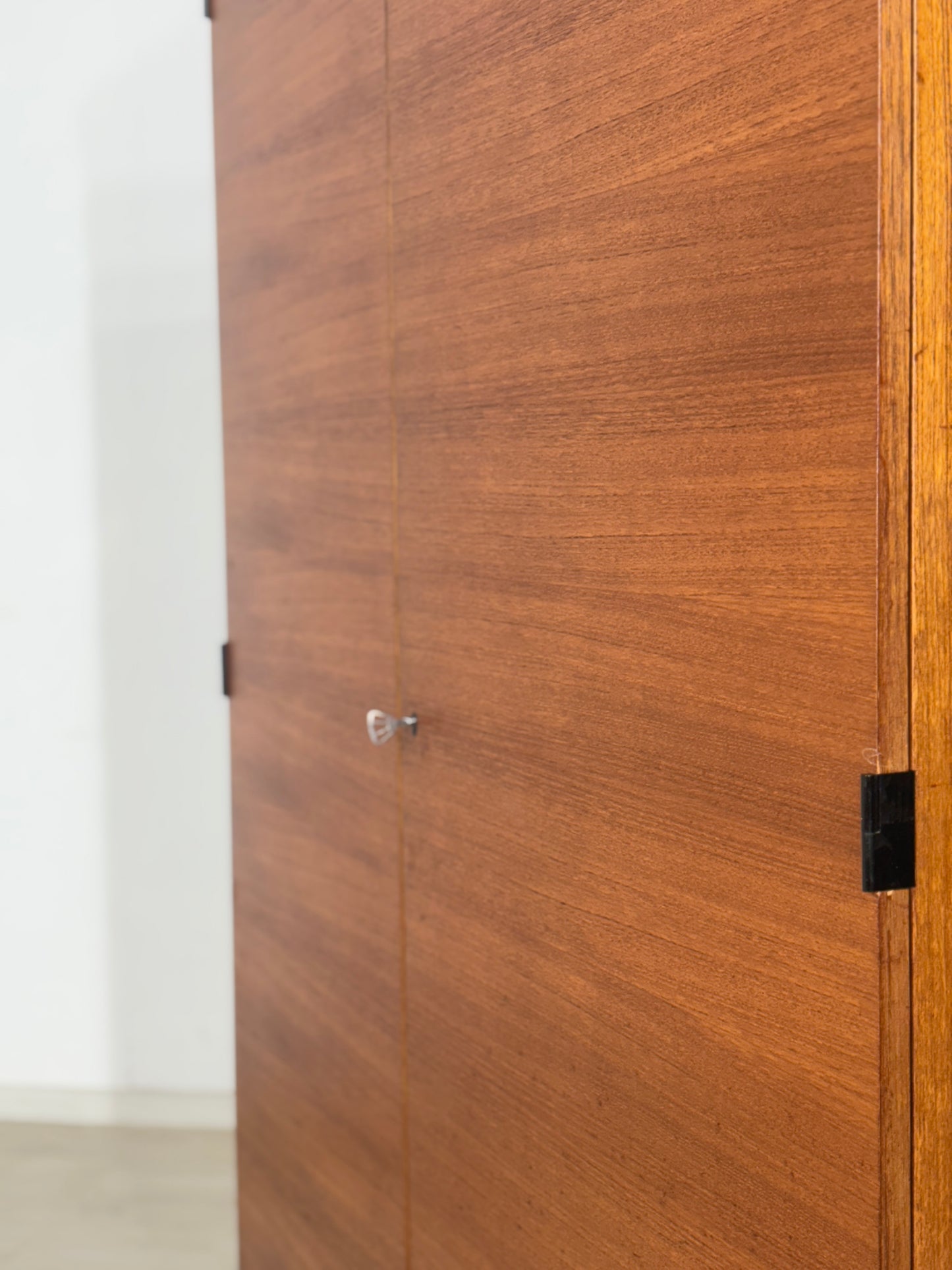 60er Jahre Teak Kleiderschrank Holz Schrank Wäscheschrank Vintage