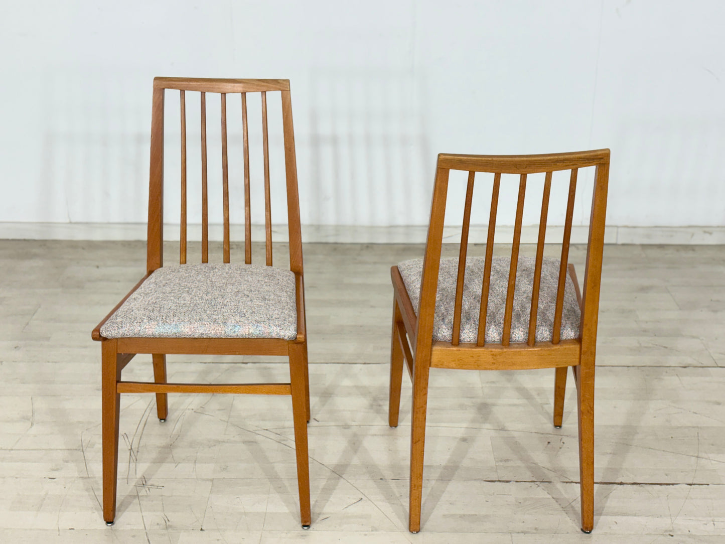 Hellerau Esszimmerstühle / 2er Set Vintage Stühle – 60er Jahre